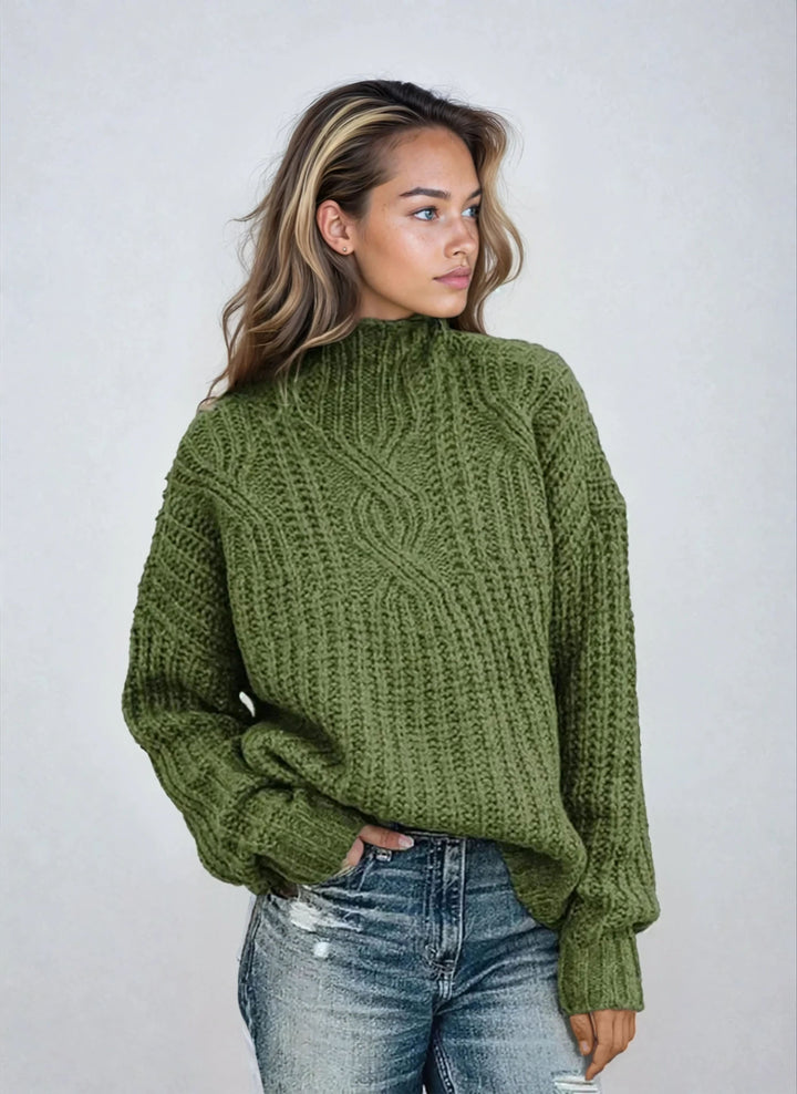 Renateir | Elegant Turtleneck Knitted Sweater For Women