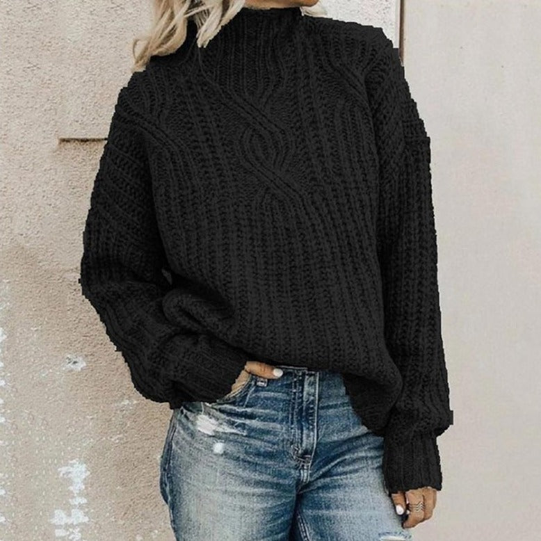Renateir | Elegant Turtleneck Knitted Sweater For Women