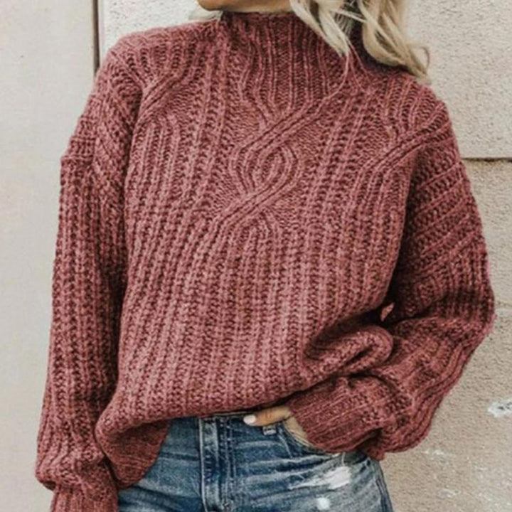 Renateir | Elegant Turtleneck Knitted Sweater For Women