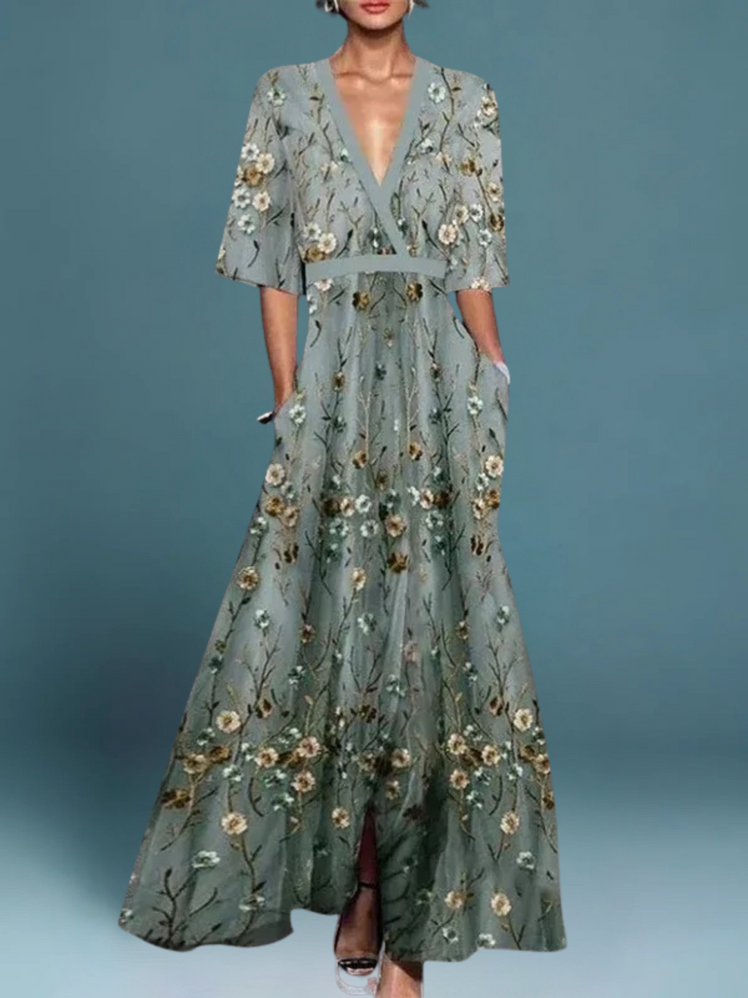 Marisa | Elegant Floral Dress