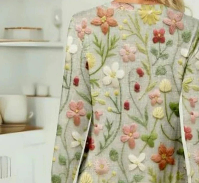 Constanzen | Women's Floral spring sweater