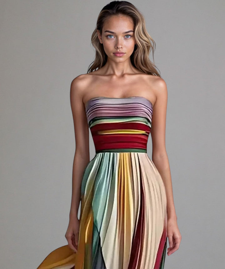 Flora - Colorful Sleeveless Dress